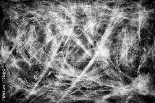 Abstract spiderweb on black background