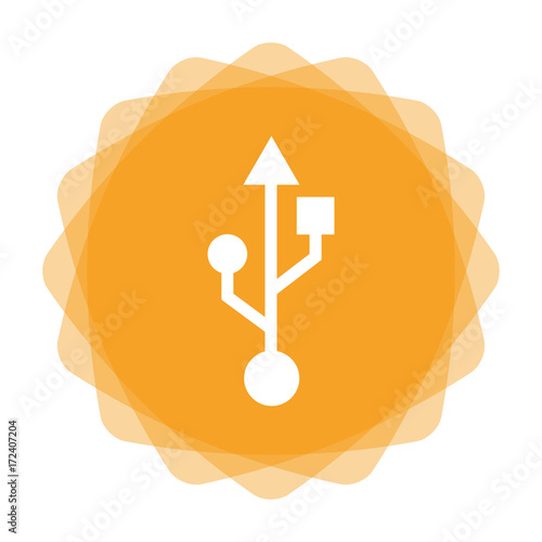 App Icon gelb - USB