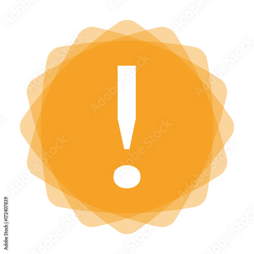 App Icon gelb - Ausrufezeichen