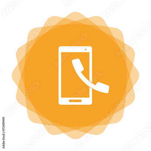 App Icon gelb - Smartphone