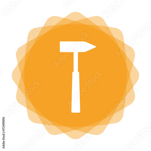 App Icon gelb - Hammer