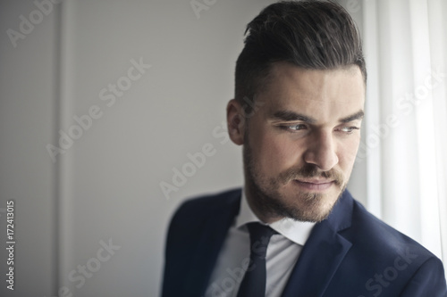 Man in elegant business suit