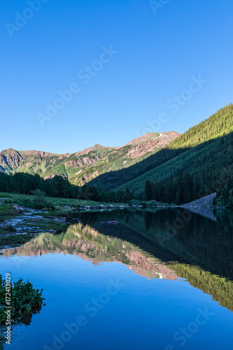 Scenic Mountain Landscape reflection © natureguy