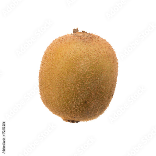 kiwi isolated on white background, top view