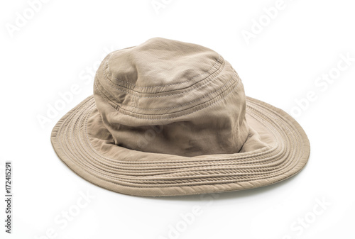 hat on white background