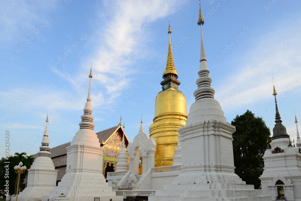 Naklejka premium Wat Suan Dok,Chiang Mai