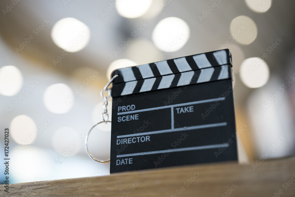 Obraz premium Mini slate movie