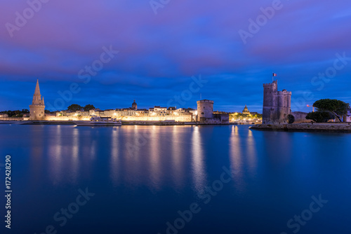Port de la Rochelle au lever du jour