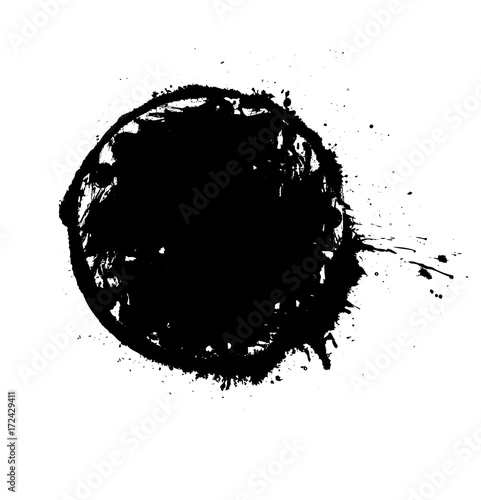 Dirty Splash circular Banner