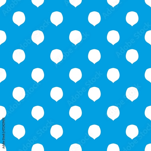 Hazelnut pattern seamless blue