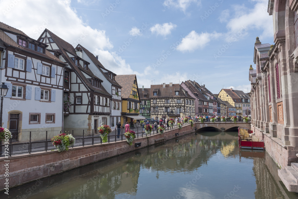 The beautiful village of Colmar in France