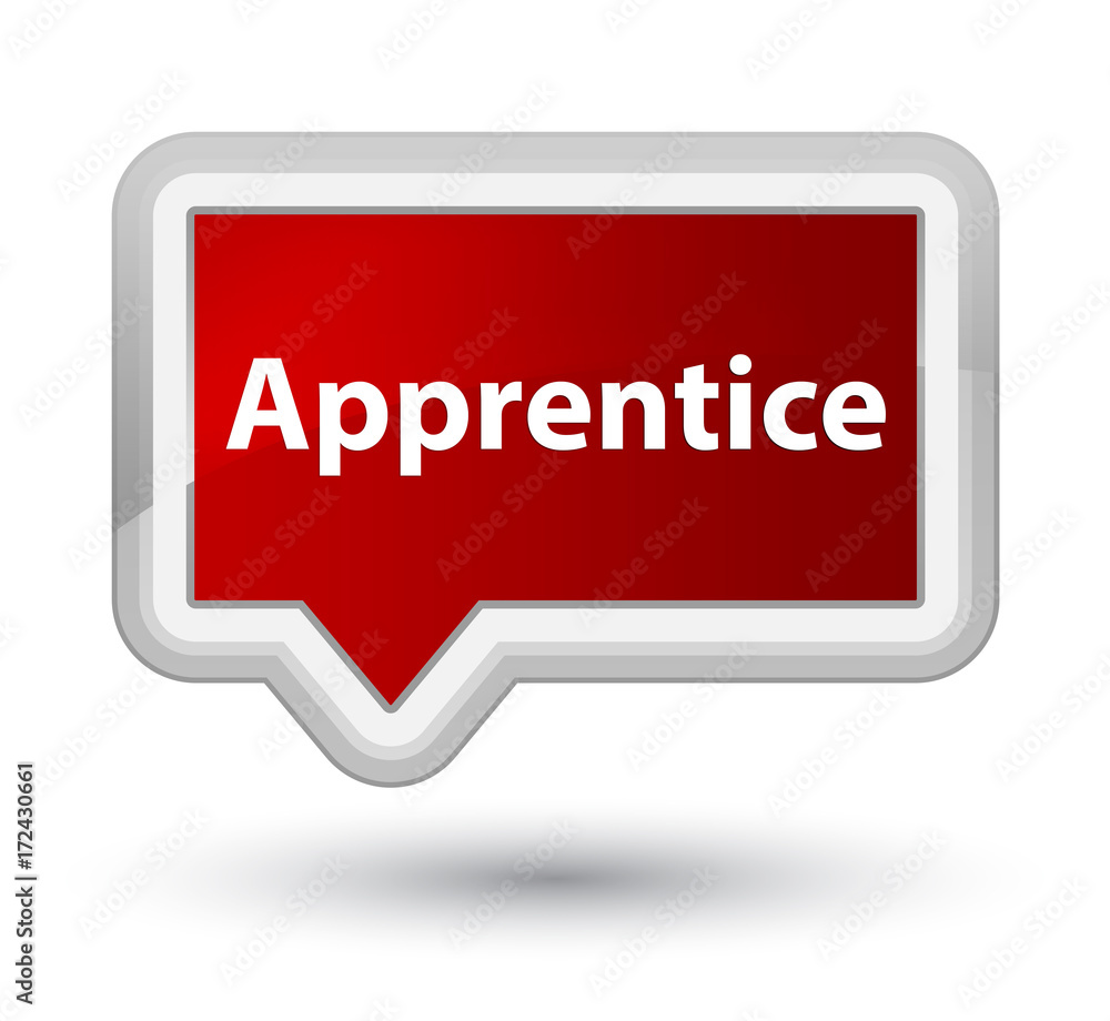 Apprentice prime red banner button Apprentice prime red banner button