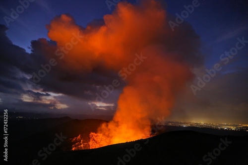 Masaya volcano active lava lake Nicaragua © Tanguy de Saint Cyr