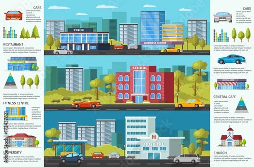 Colorful Cityscape Brochure