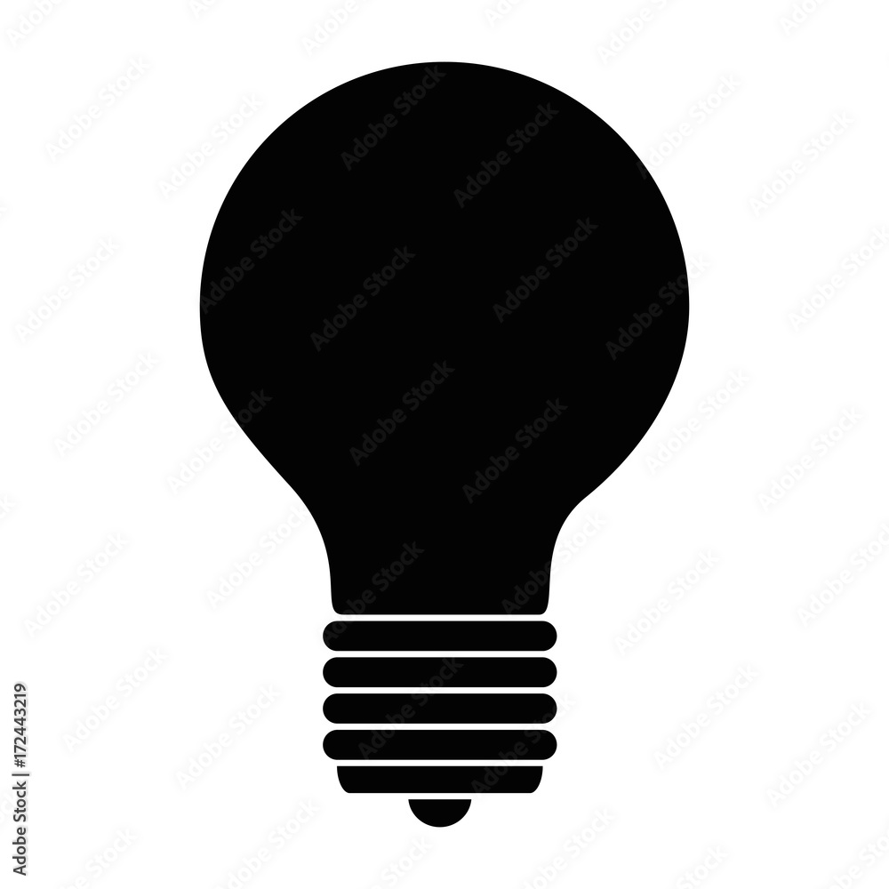 bulb light isolated icon bulb light isolated icon