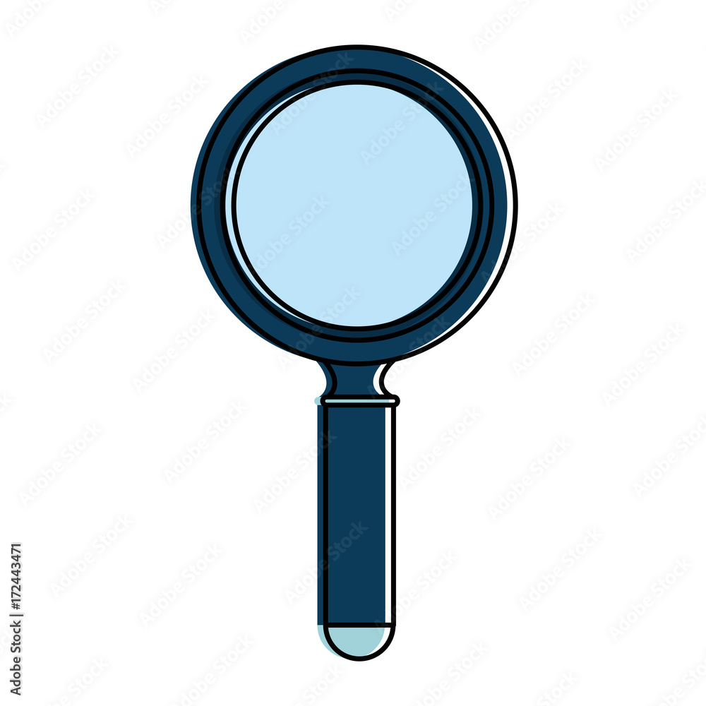 magnifying glass isolated icon magnifying glass isolated icon
