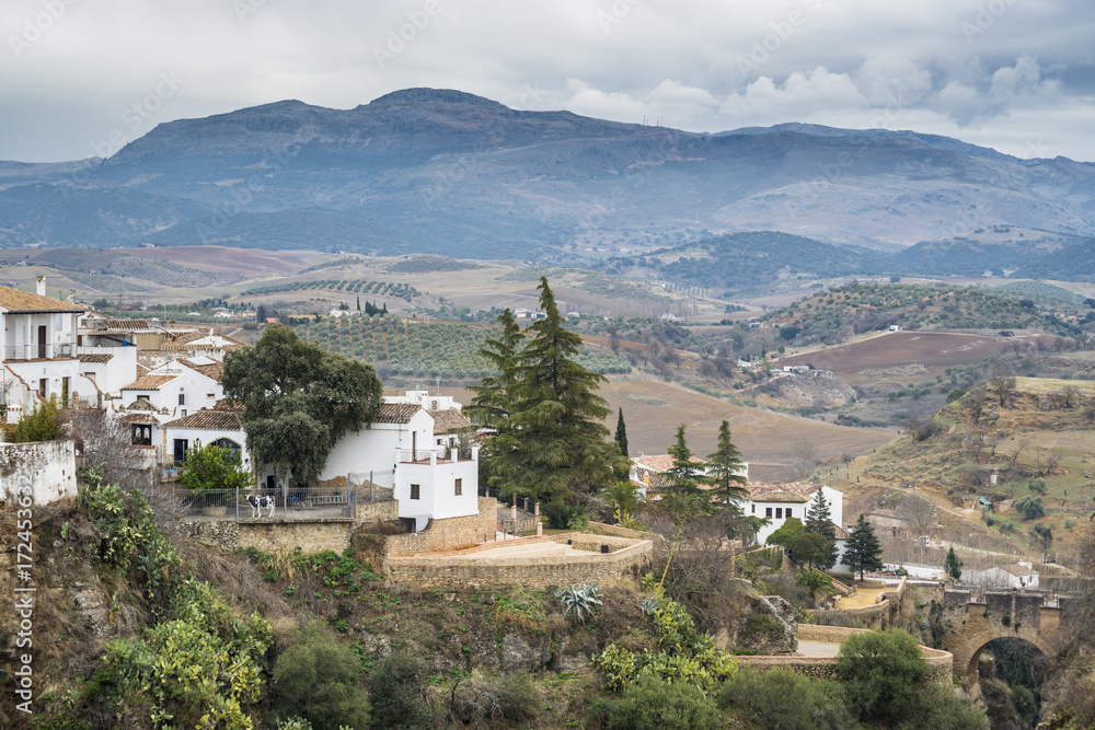 View of Ronda, Andalusia, Spain.