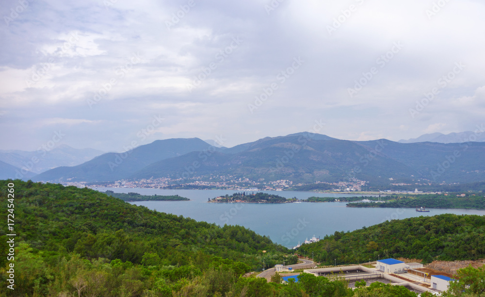 view on kotor bay montenegro
