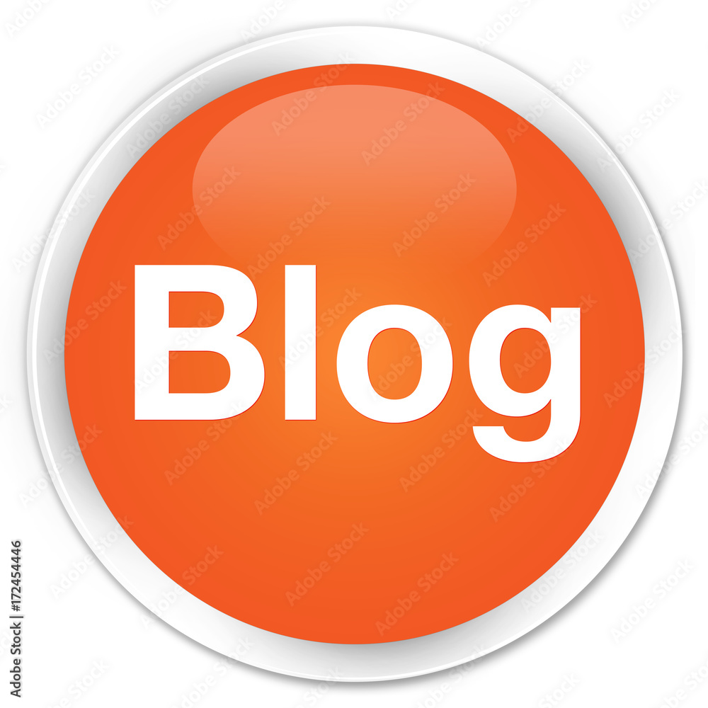Blog premium orange round button Blog premium orange round button