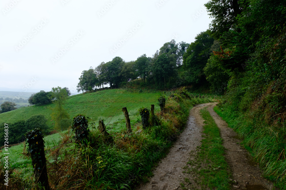Obraz premium The oldest Camino de Santiago in Spain the