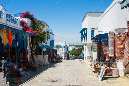 In the streets of Sidi Bou Said. photo
