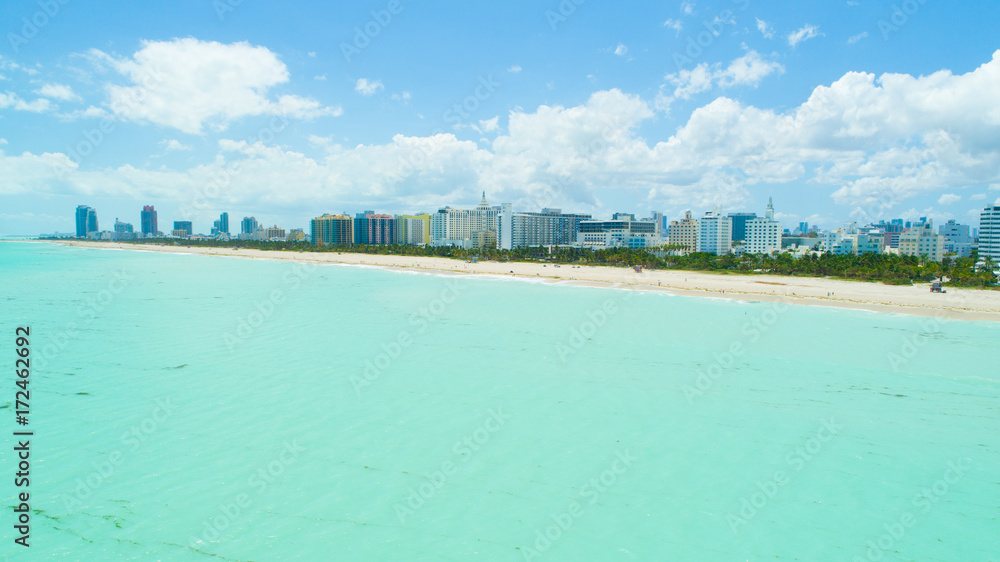 Miami Beach, South Beach, Aftermath Irma, Florida, USA.
