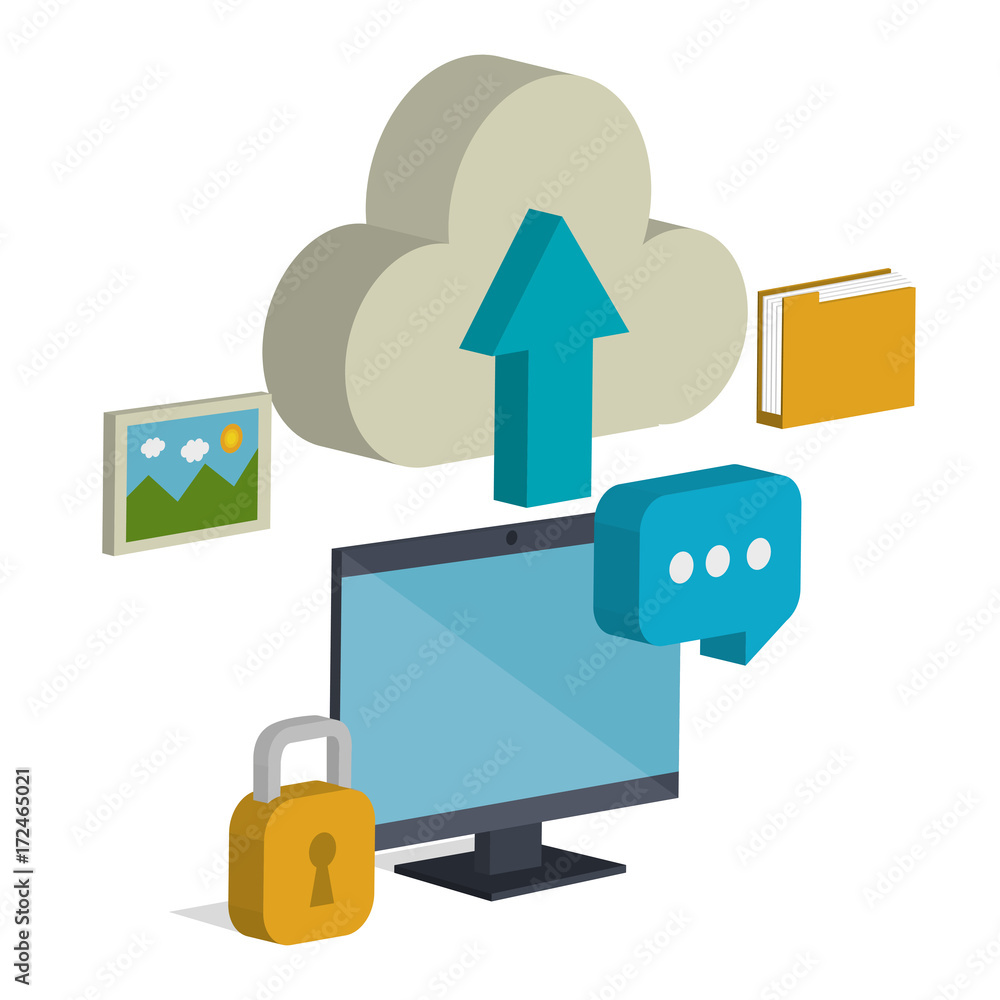 electronic commerce isometrics icons electronic commerce isometrics icons