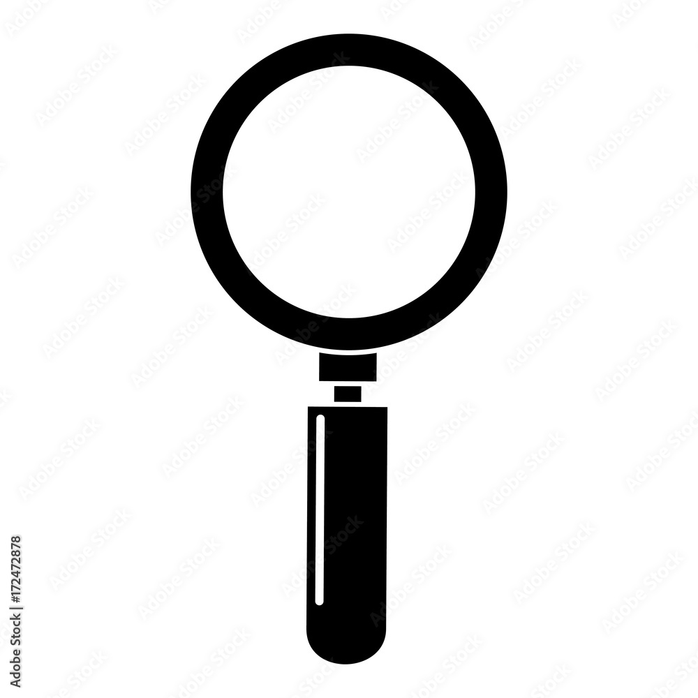 magnifying glass isolated icon magnifying glass isolated icon