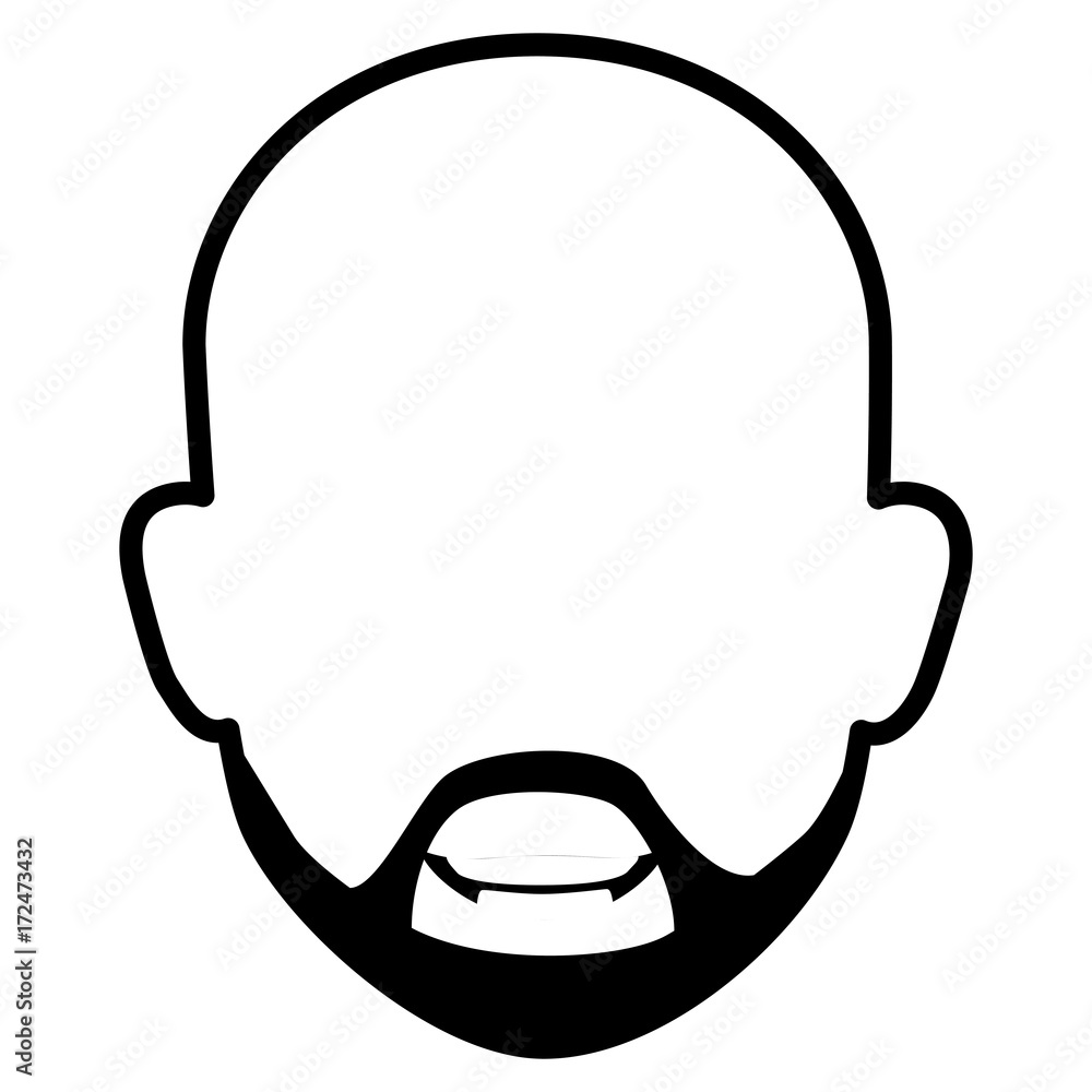 young man head avatar character young man head avatar character