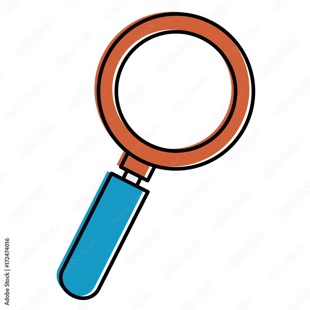magnifying glass isolated icon magnifying glass isolated icon