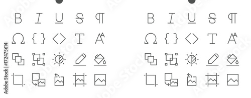 Edit text Pixel Perfect Well-crafted Vector Thin Line Icons 48x48 Ready for 24x24 Grid for Web Graphics and Apps with Editable Stroke. Simple Minimal Pictogram