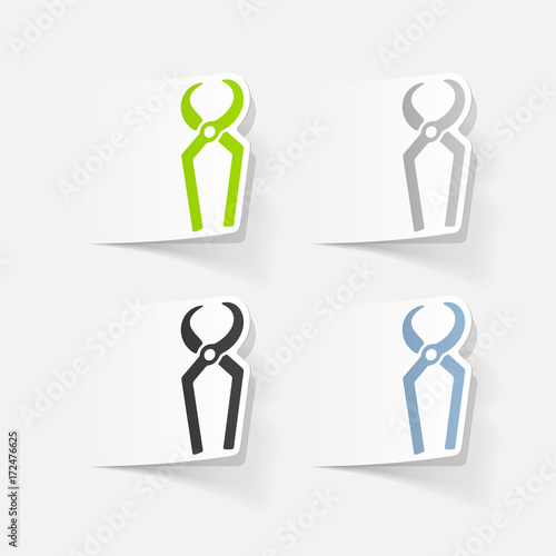 realistic design element: nippers