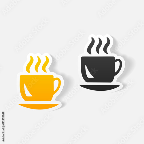 realistic design element: coffee
