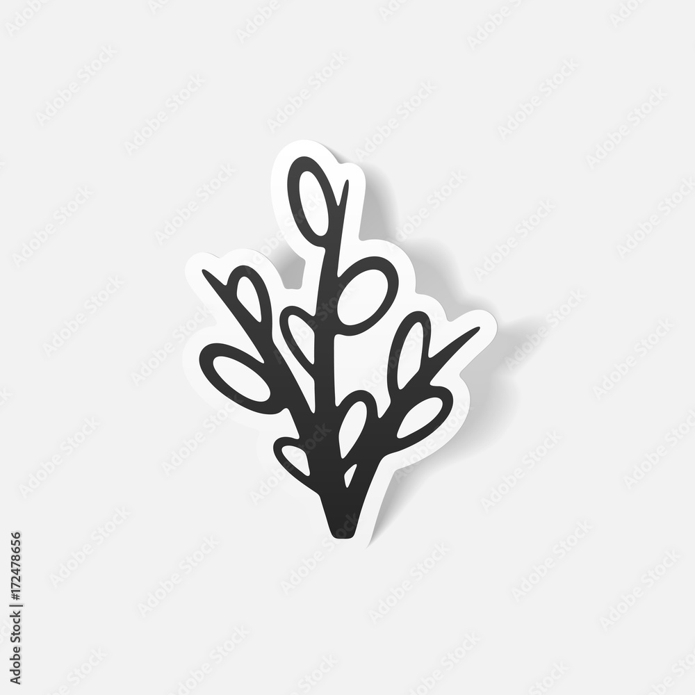 realistic design element: willow realistic design element: willow