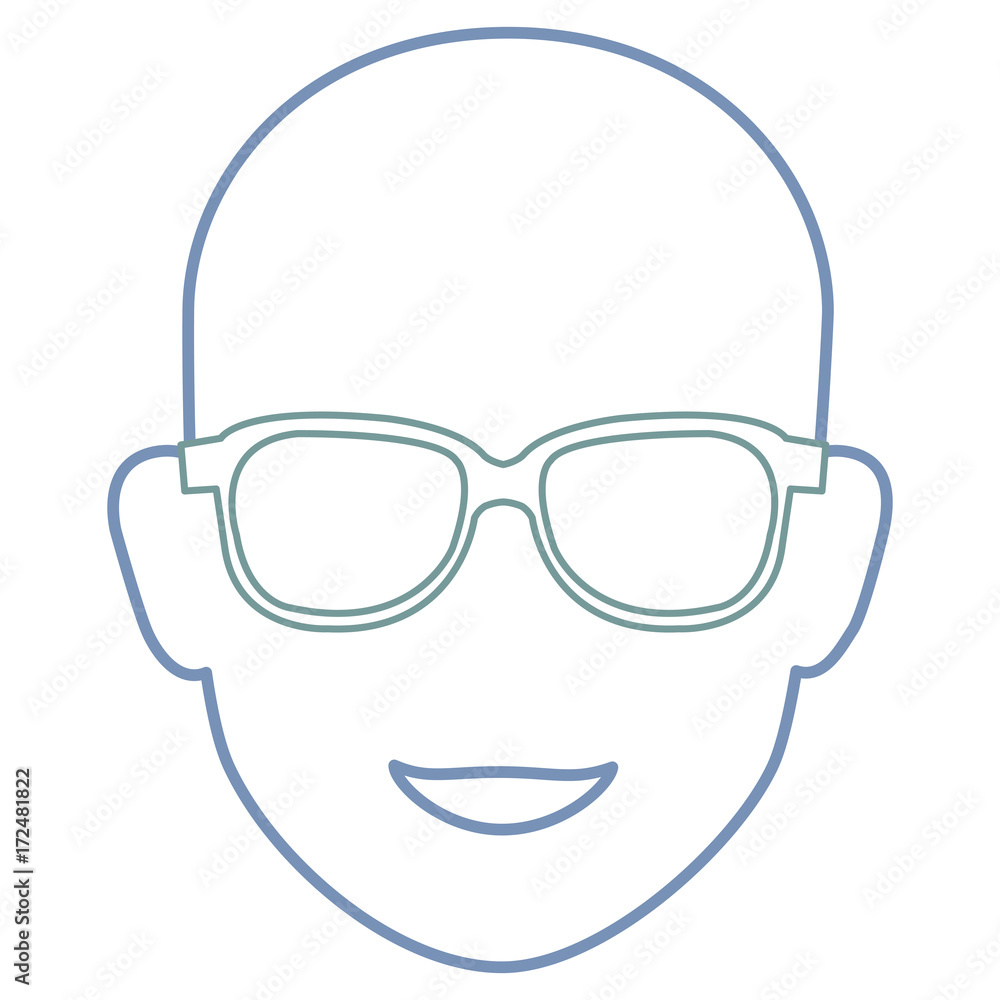 young man head avatar character young man head avatar character