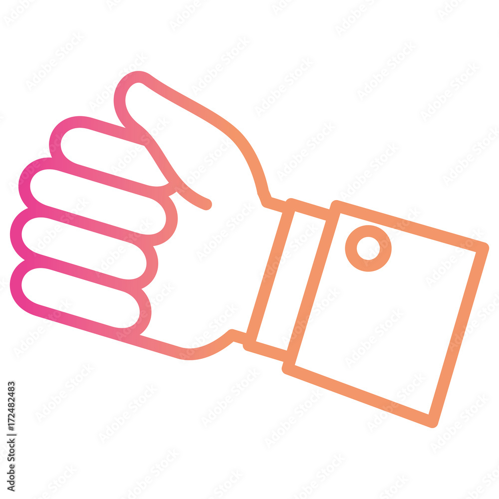 hand human fist icon