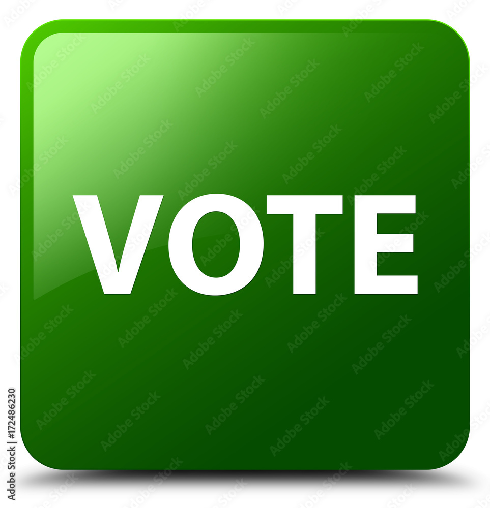 Vote green square button