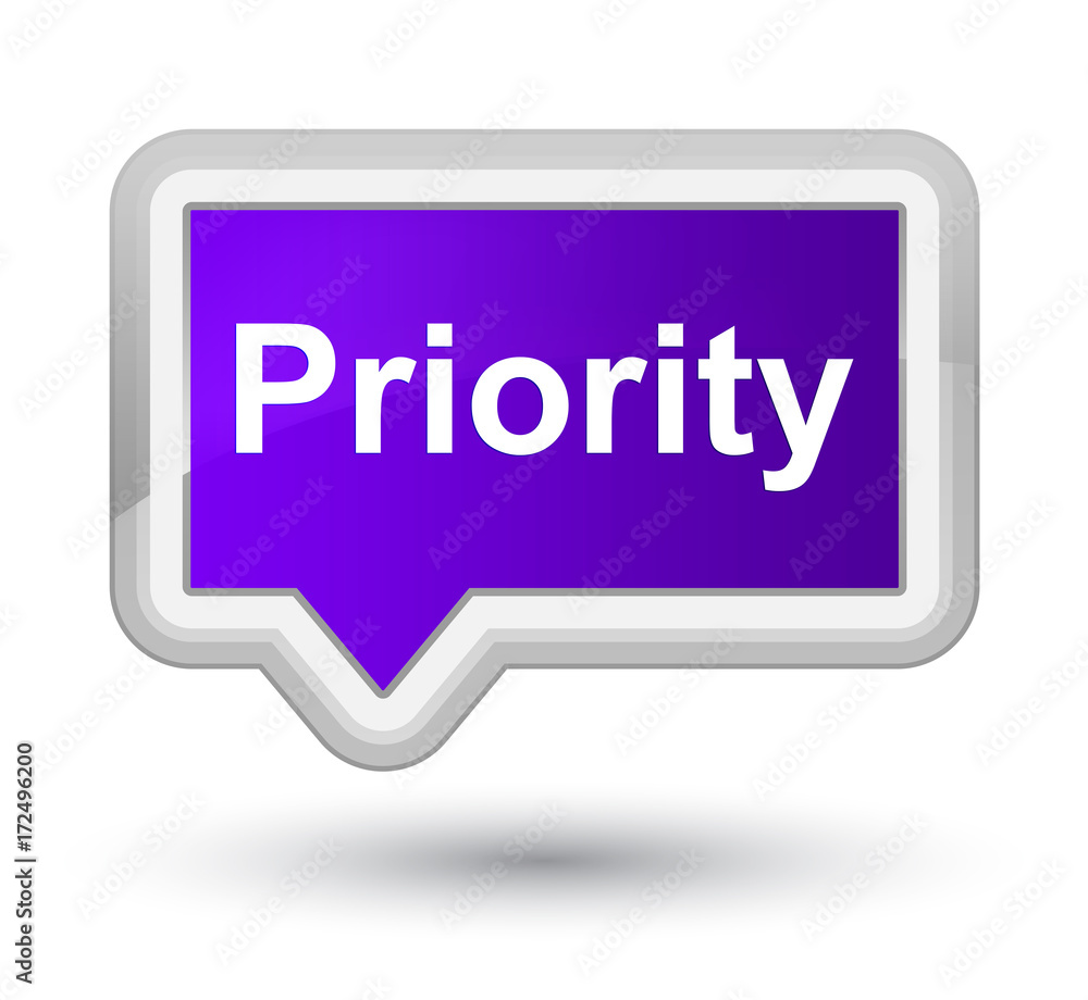 Priority prime purple banner button Priority prime purple banner button