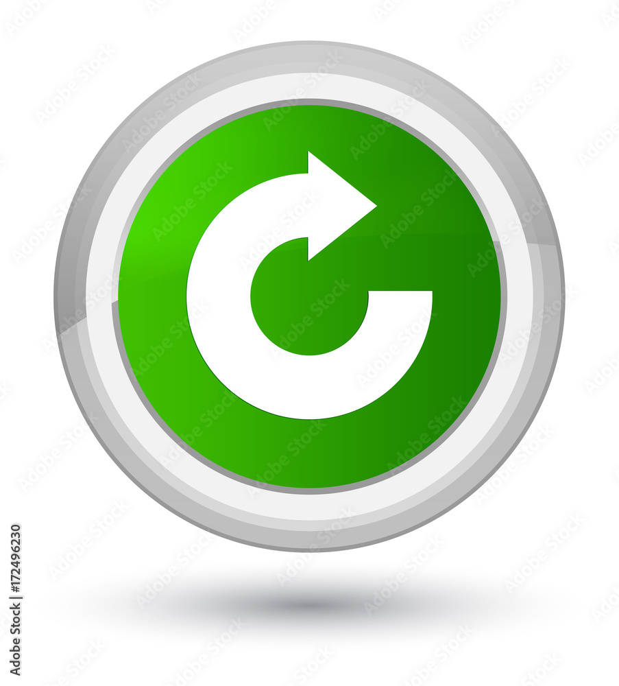 Reply arrow icon prime green round button Reply arrow icon prime green round button