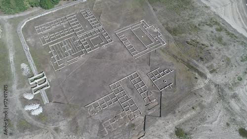 Yacimiento del campamento romano de Aquis Querquennis. Municipio de Bande. Ourense. Galicia photo