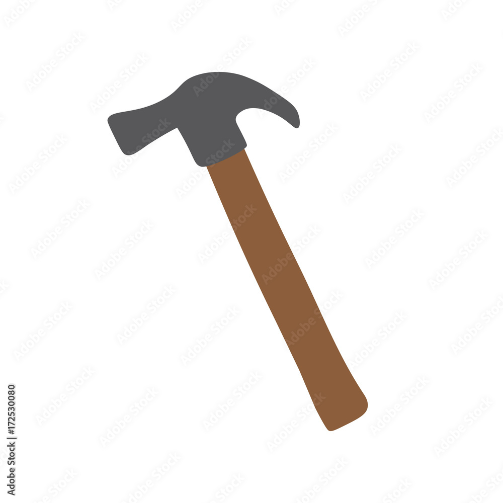 black hammer icon- vector illustration black hammer icon- vector illustration