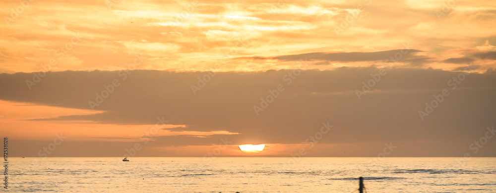 sunset at Tampa Florida beach sunset at Tampa Florida beach