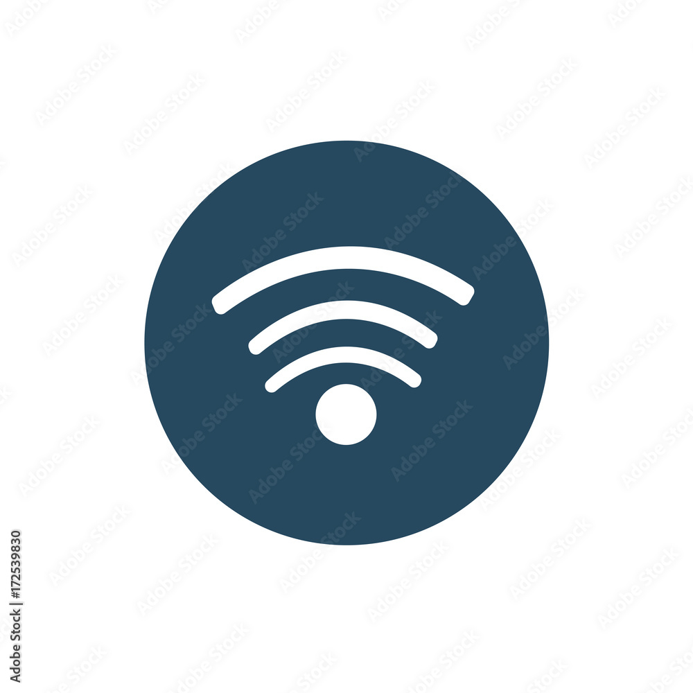 Illustration of wi-fi signal vector Illustration of wi-fi signal vector