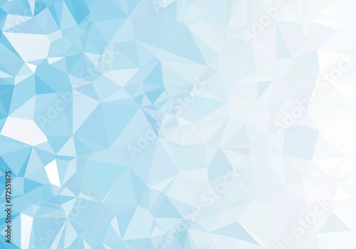 light blue polygon pattern