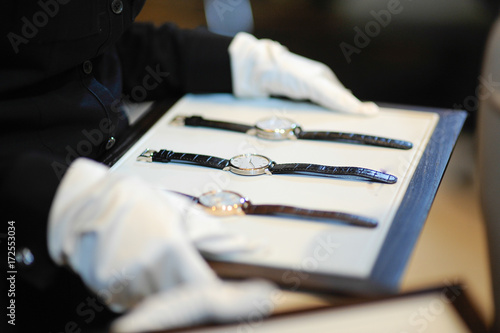 Watches For Sale In Luxury Shop