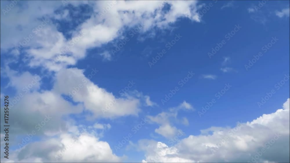 青空のタイムラプス 雲の動き 青空のタイムラプス 雲の動き