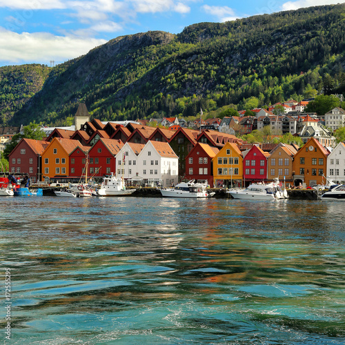 Vagen harbour in Bergen, Norway