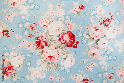 Vintage floral fabric