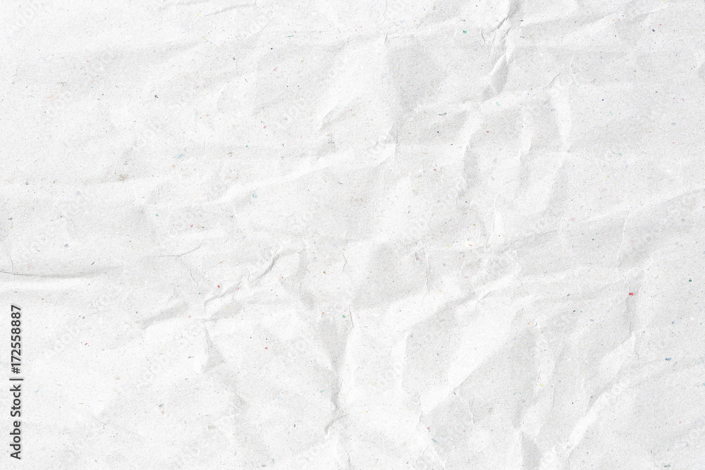 Obraz premium Crumpled white paper texture