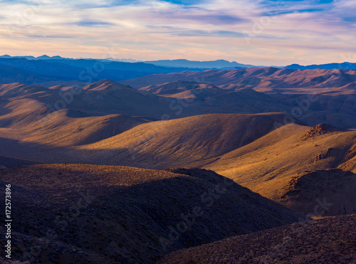 Rolling Hills in Late Afternoon Sunlight